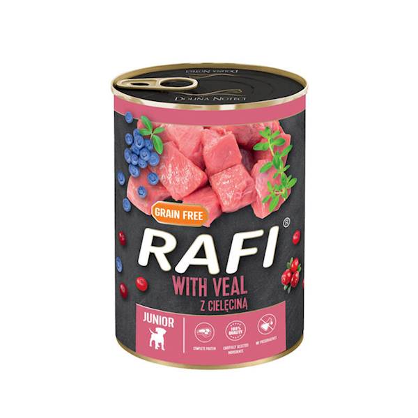 RAFI PIES 400g JUNIOR z cielęciną