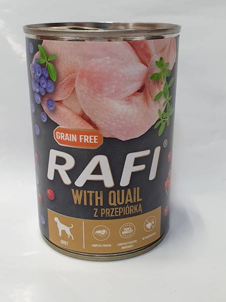 RAFI PIES 400g z przepiórką