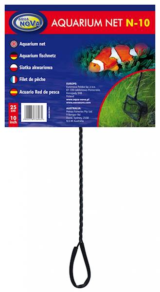 SIATKA DO RYB AQUA NOVA 25cm CZARNA 