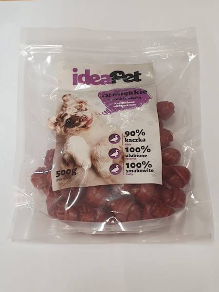 PRZYSMAK IDEA PET MIĘKKI WĘZEŁEK Z KACZK 0,5kg