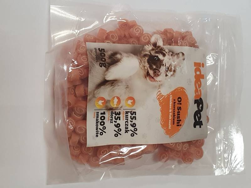 PRZYSMAK IDEA PET SUSHI Z KURCZAKIEM 0,5kg