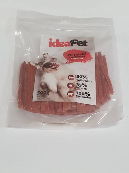 PRZYSMAK IDEA PET PASKI Z WOŁOWINĄ 0,5kg