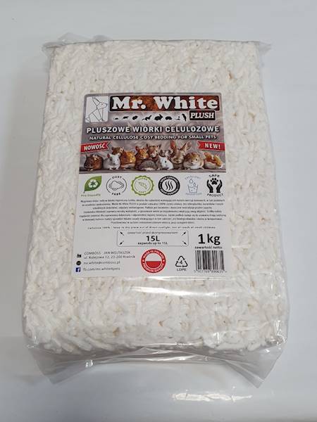 WIÓRKI CELULOZOWE PLUSH MR.WHITE 1kg