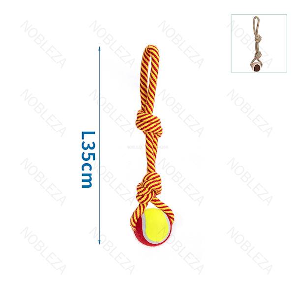 ZB.NOBLEZA SZNUR Z PIŁKA TENISOWĄ 35cm