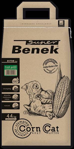 PIASEK S.BENEK CORN CAT  7L ULTRA ŚWIEŻA TRAWA