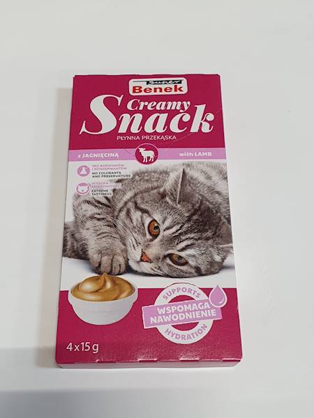 C.CREAMY SNACK 4*15g z jagnięciną