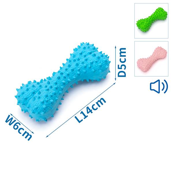 ZB.NOBLEZA PISZCZĄCA KOŚĆ Z LATEKSU 14CM
