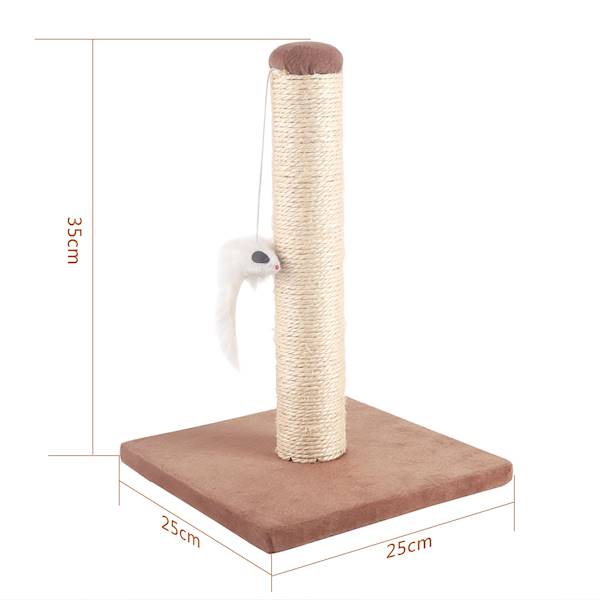 DRAPAK NOBLEZA NA PODSTAWIE Z MYSZĄ 25*25*35cm