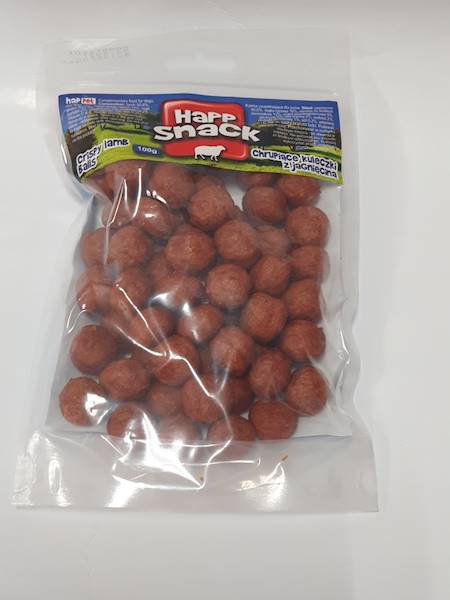 PRZYSMAK CHRUPIĄCE KULECZKI Z JAGNIĘCINĄ 100g