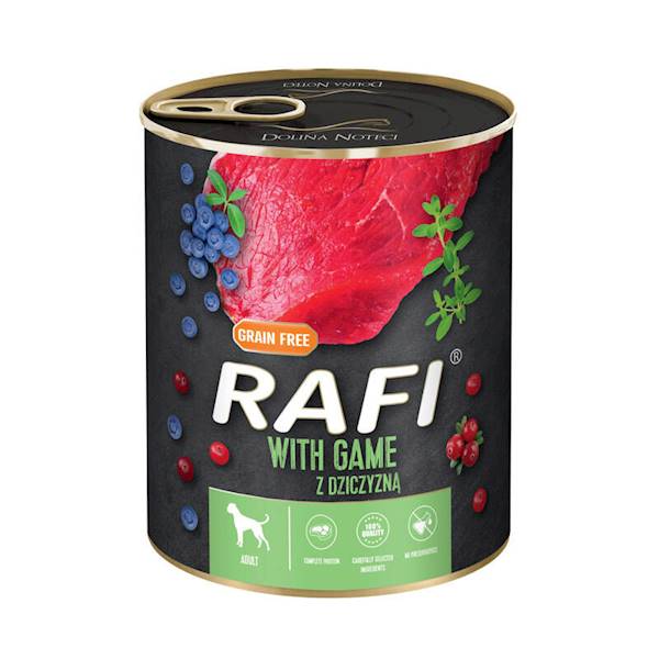 RAFI PIES 800g z dziczyzną