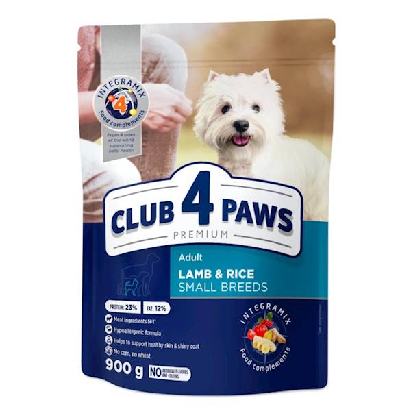 CLUB 4 PAWS PIES PREMIUM MR JAGNIĘCINA I RYŻ 900g