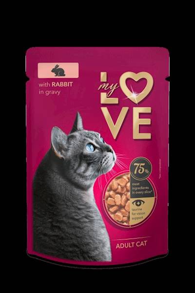 MY LOVE sasz. KOT Z KRÓLIKIEM W SOSIE 85g