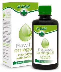 FLAWITOL OMEGA 3 z LECYTYNĄ 250ml