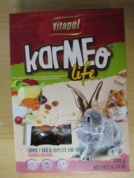 VITAPOL.CHOMIK I KRÓLIK-2w1KARMEO OWOC-WARZ. 340g