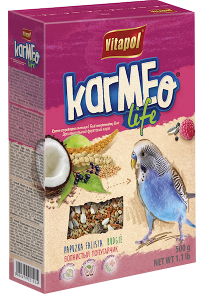 VITAPOL.PAPUGA FALISTA 500g KARMEO OWOCOWY