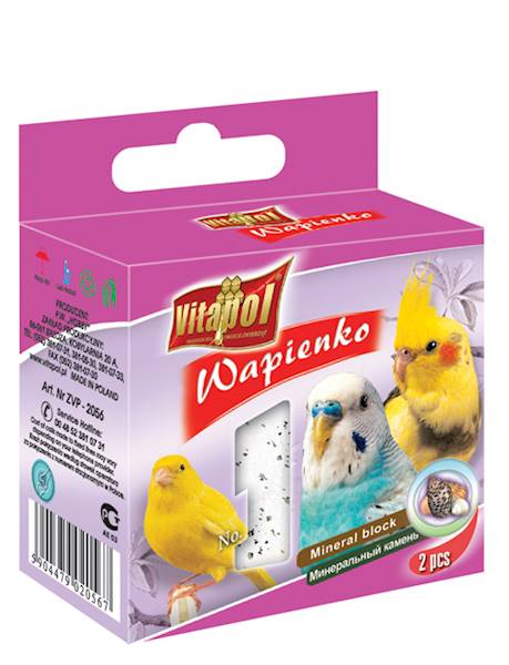 KOSTKA WAPIENNA PTAKI-MUSZLE 35g