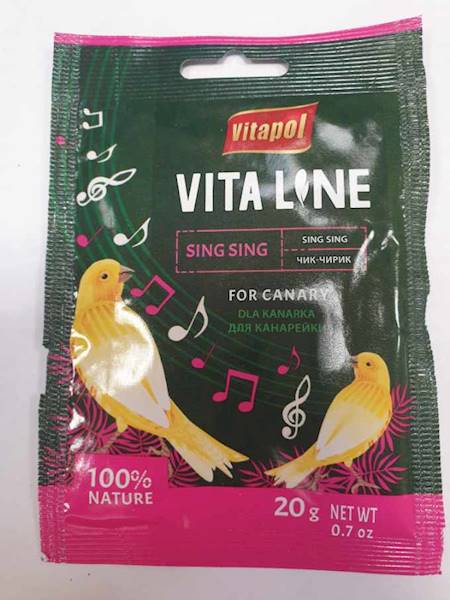 VITALINE WIT. KANAREK - SING-SING 20g