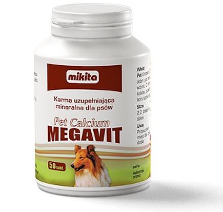 PET CALCIUM MEGAVIT 50tabl