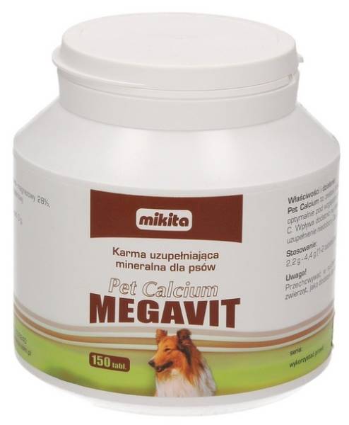 PET CALCIUM MEGAVIT 150tabl