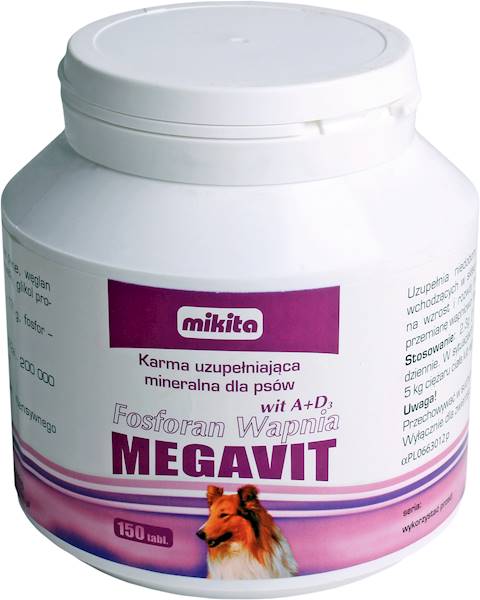 FOSFORAN WAPNIA A+D3 MEGAVIT 150tabl.