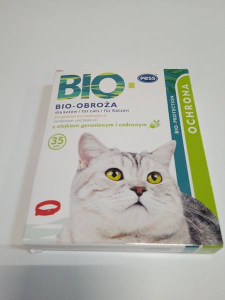 PESS KOT  obroża biologiczna dla kota