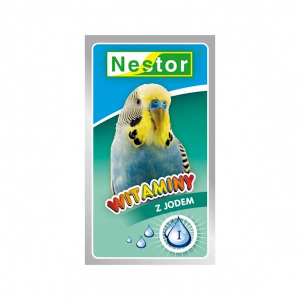 NESTOR WITAMINY 20g papużka z jodem