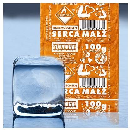 Mrożonka- SERCA MAŁŻ 100g całe