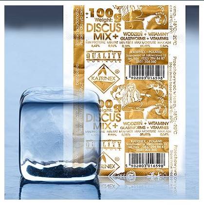 Mrożonka- DISCUS MIX WODZIEŃ + WIT.100g
