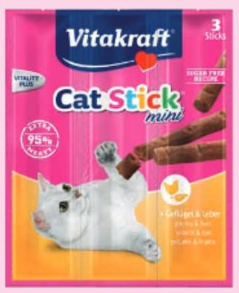 VITAKRAFT CAT STICK MINI 3szt DRÓB/WĄTRÓBKA