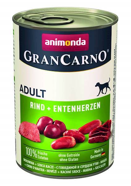 ANIMONDA PIES 400g WOŁ/SERCA KACZKI *