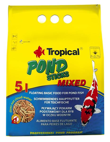 KOI 5L/400g MIXED /TROPICAL-WOREK