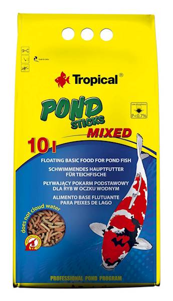KOI 10L/800g MIXED /TROPICAL-WOREK