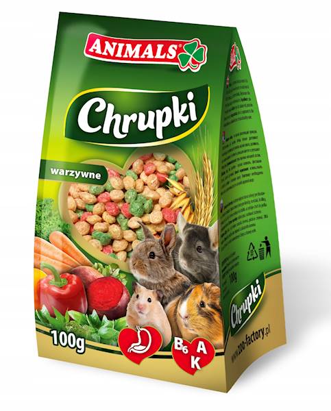 ANIMALS CHRUPKI WARZYWNE 100g