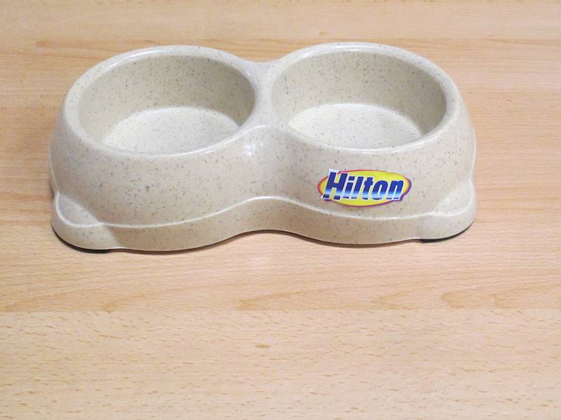 MISKA HILTON PLASTIKOWA PODWÓJNA 2x270ml GRANIT