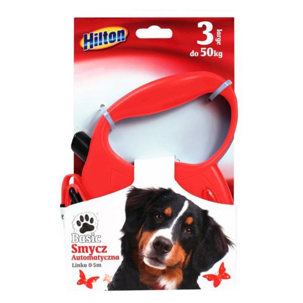 SMYCZ AUTOM.HILTON LINKA 5m/50kg CZERWONA