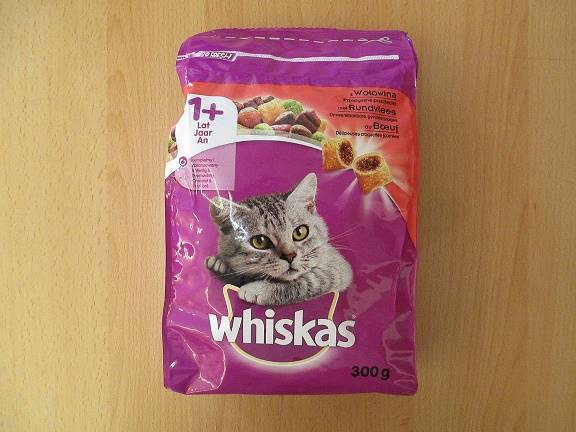 WHISKAS 300g WOŁOWINA *