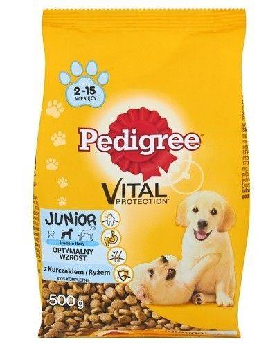 PEDIGREE JUNIOR 500g ŚREDNIE RASY SUCHY *