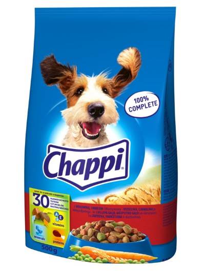 CHAPPI 500g WOŁOWINA-DRÓB *