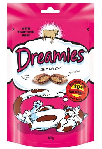 DREAMIES Z WOŁOWINĄ 60g *