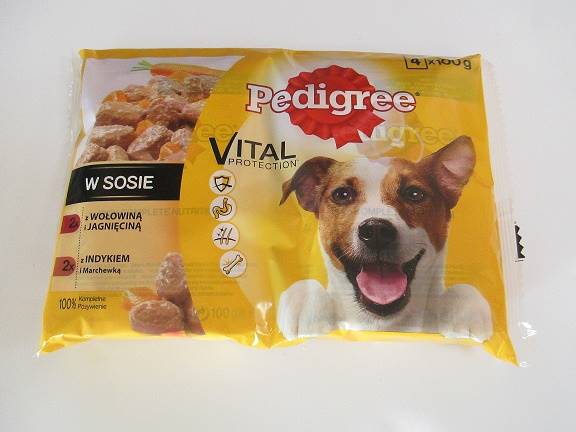 PEDIGREE (4x100) WOŁOWINA,JAGNIĘ/INDYK,MARCHEWKA *