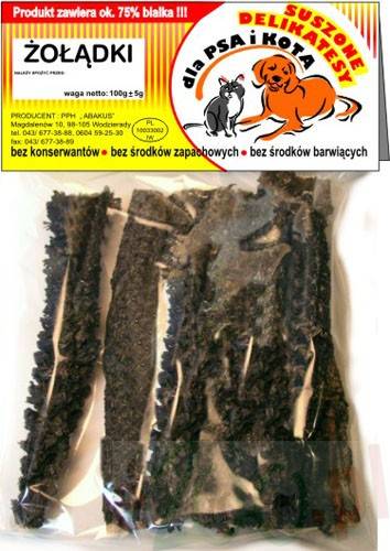 ŻOŁĄDKI 100g