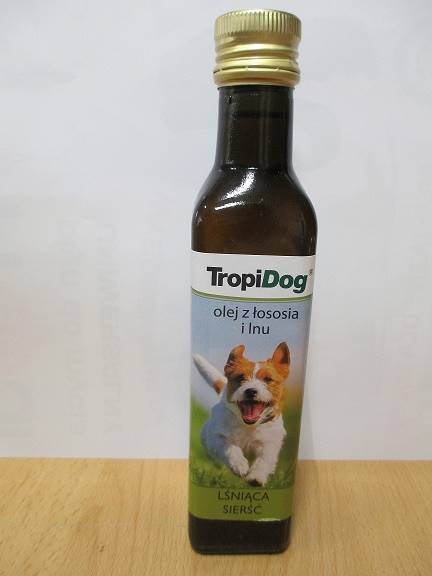 TROPIDOG OLEJ Z ŁOSOSIA I LNU 250ml