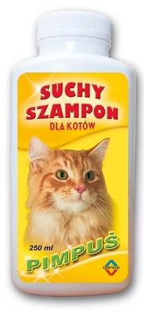 SZAMPON SUCHY PIMPUŚ/MILUŚ dla kotów 250ml