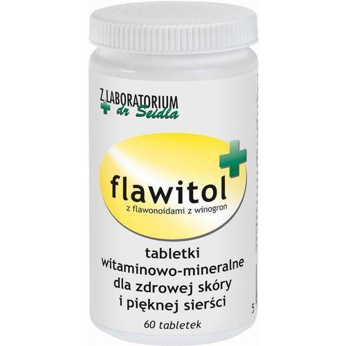 FLAWITOL 60 tabl. -ZDROWA SKÓRA I PIĘKNA SIERŚĆ