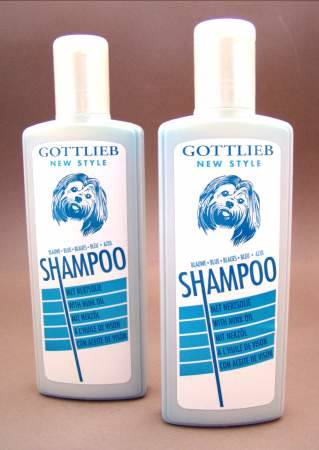 SZAMPON GOTTLIEB 300ml BIAŁE RASY niebieski
