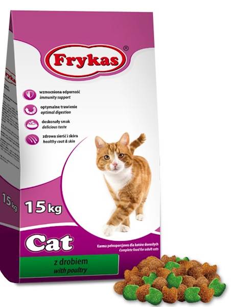 FRYKAS KOT 15kg drób-warzywa