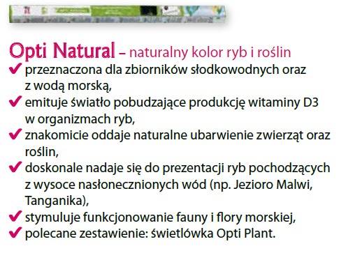 D.ŚWIETLÓWKA OPTI NATURAL 36W 120cm