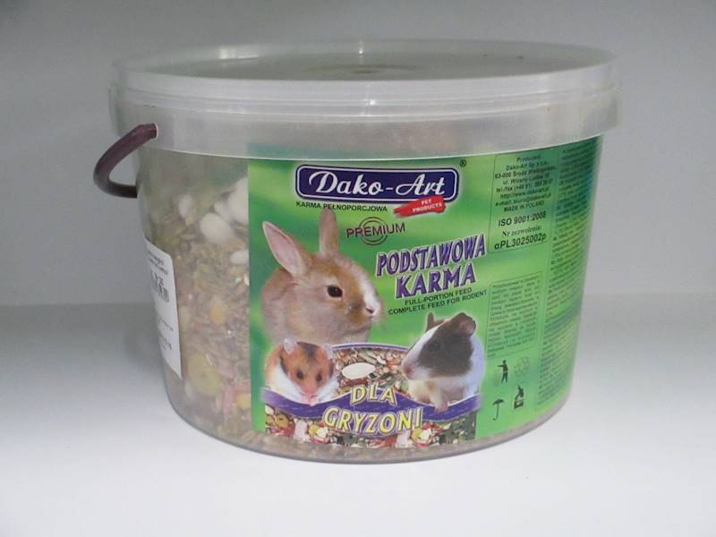 DAKO GRYZOŃ WIADRO 3L ( 1,8 KG)