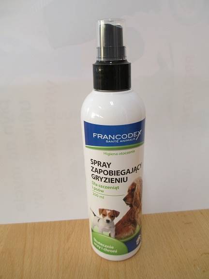 FRANCODEX SPRAY PRZECIW OBGRYZANIU PRZEZ PSY 200ml