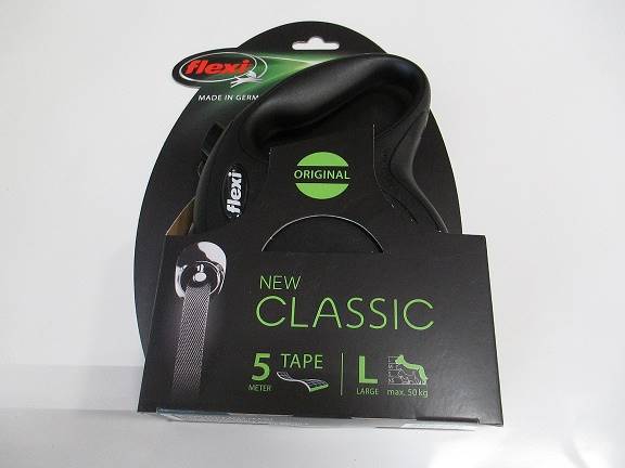 FLEXI CLASSIC TAŚMA L -5m CZARNA